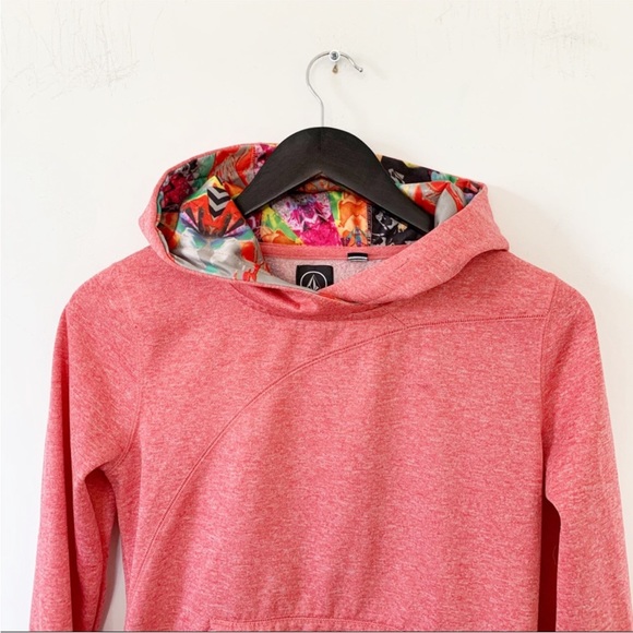 VOLCOM | Pink Women Hoodie | XS - Picture 2 of 9